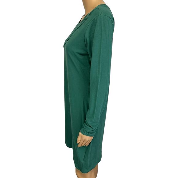2/$15 NWT Wild Fable Cut Out Long Sleeve Dress Dark Teal Green Size L - Picture 7 of 13